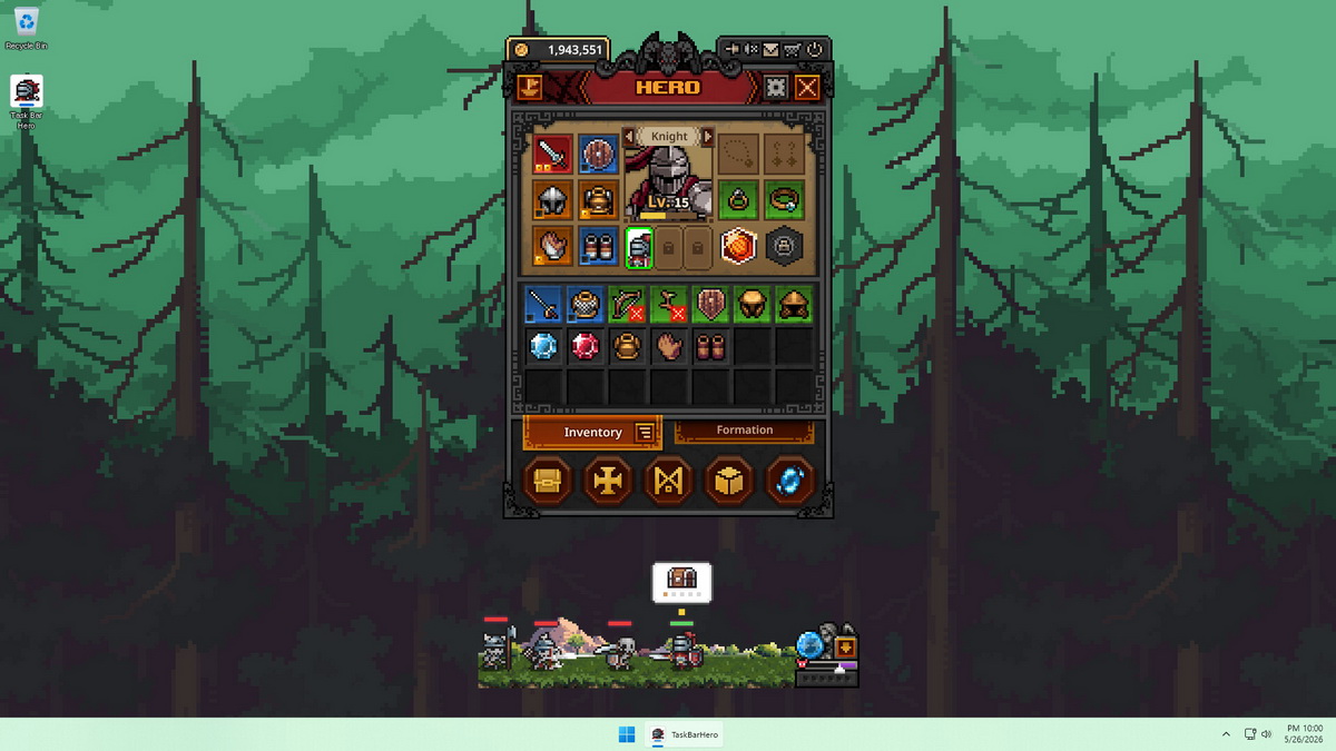 Cách tải và chơi TBH: Task Bar Hero, tựa game idle RPG cực cuốn hút mà lại miễn phí