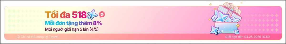 Genshin Impact: Hướng dẫn cách nạp thẻ chính chủ HoYoverse để nhận thêm Nguyên Thạch