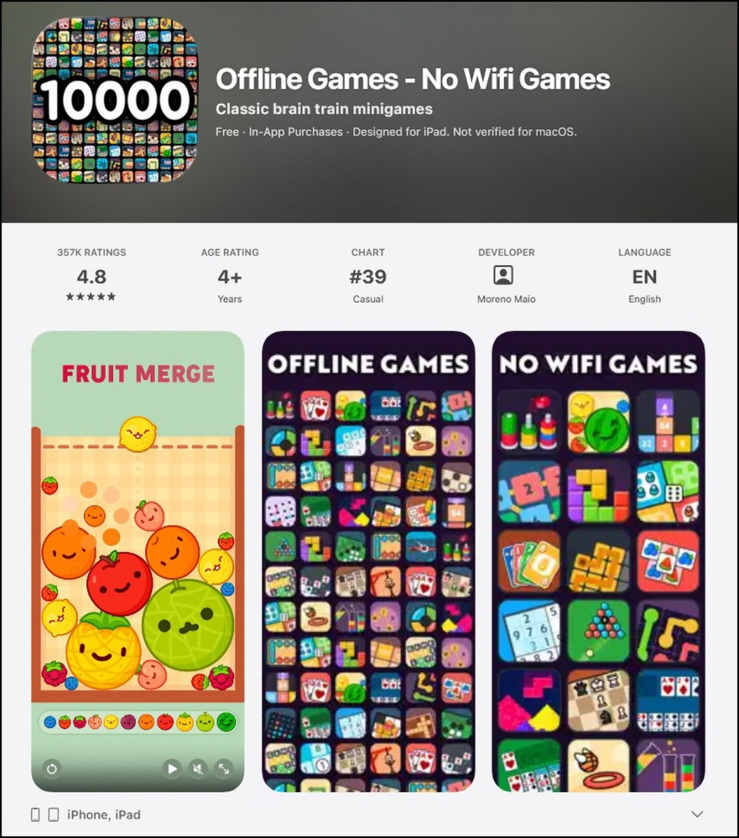 Cách download và chơi No Wifi Game, vị cứu tinh khi rớt mạng