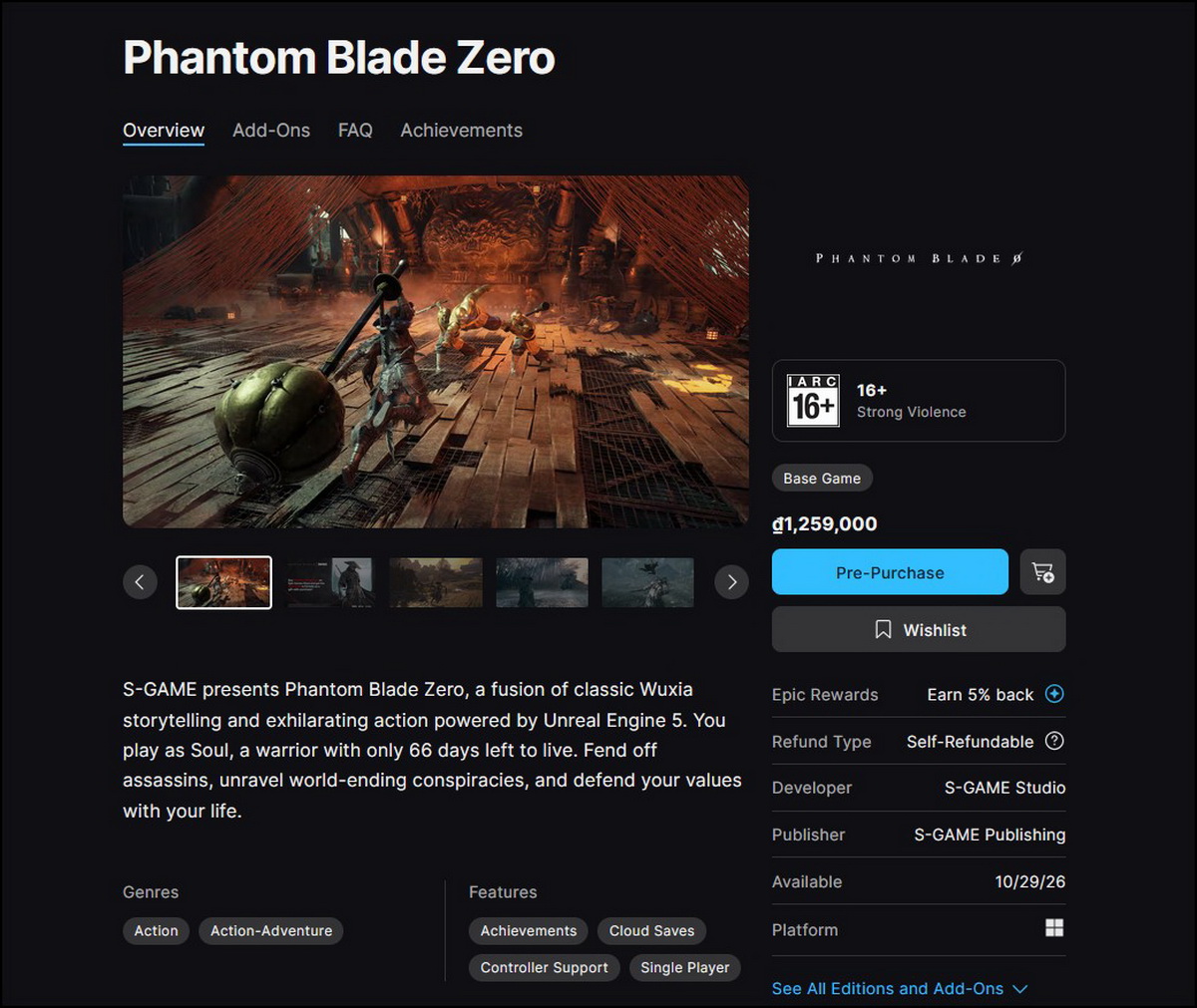 Cách tải và cấu hình cần thiết cho Phantom Blade Zero 