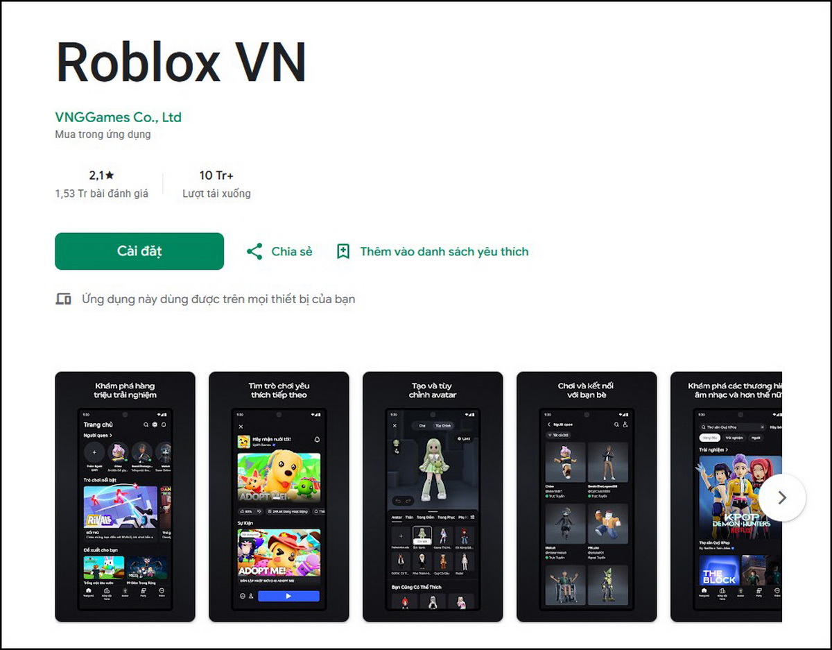 Hướng dẫn cách tải Roblox Global cho game thủ Việt