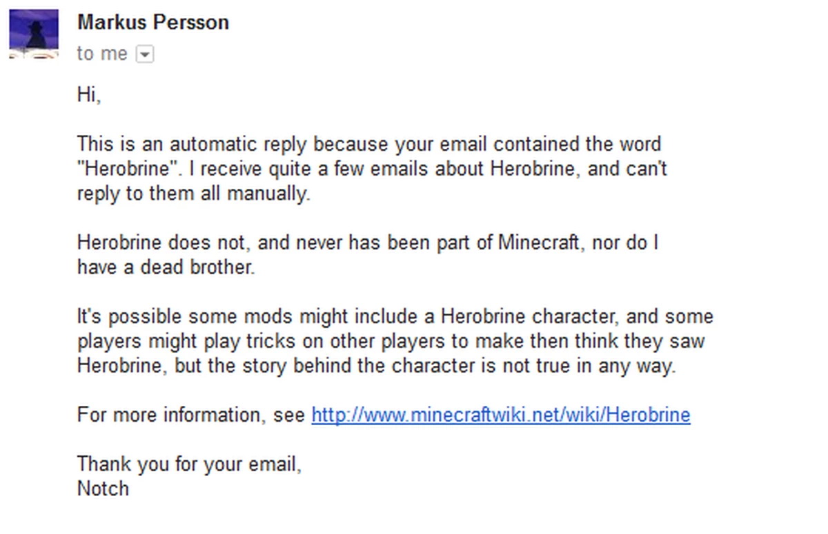 Herobrine là gì, làm thế nào để triệu hồi huyền thoại đáng sợ nhất Minecraft?