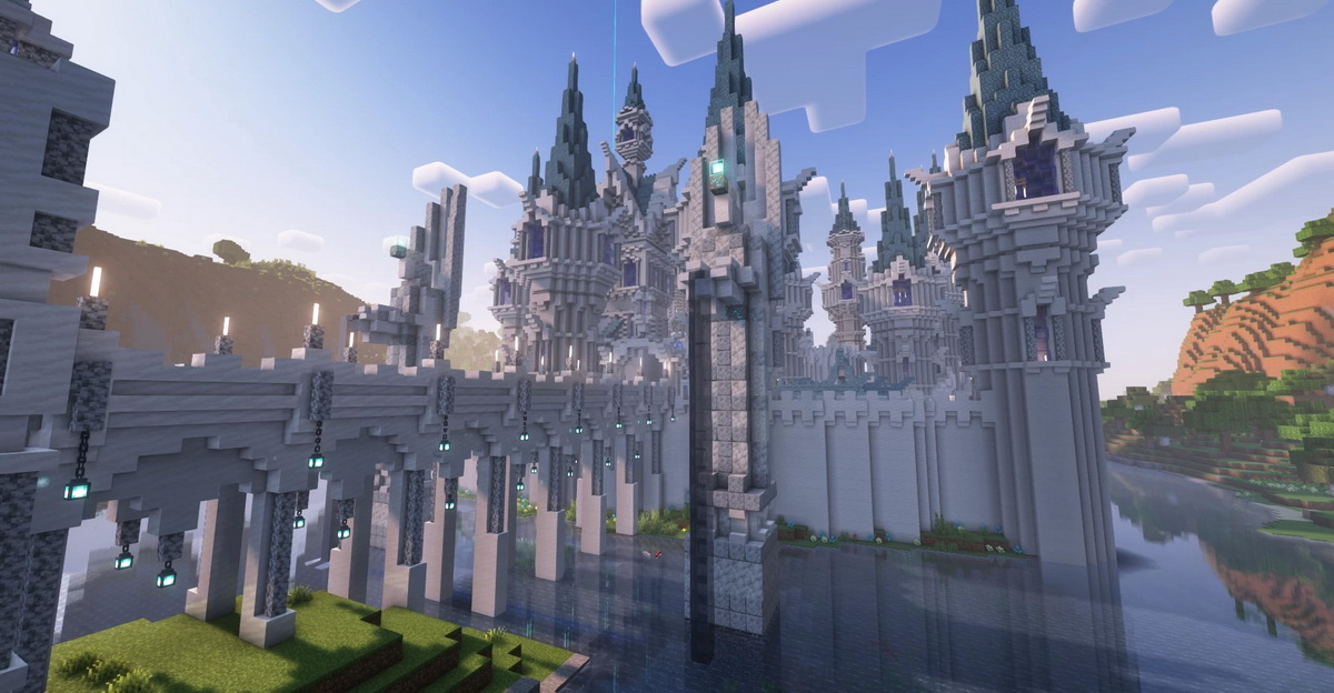 Hướng dẫn cách xây lâu đài trong Minecraft