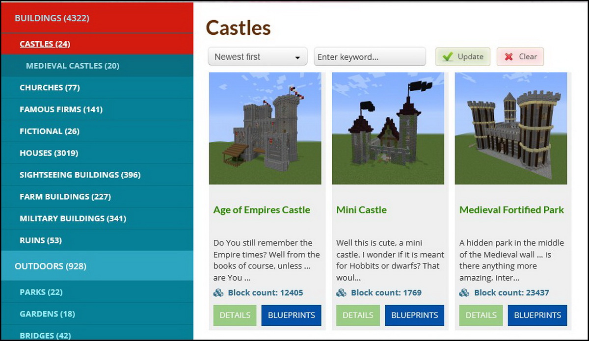 Hướng dẫn cách xây lâu đài trong Minecraft
