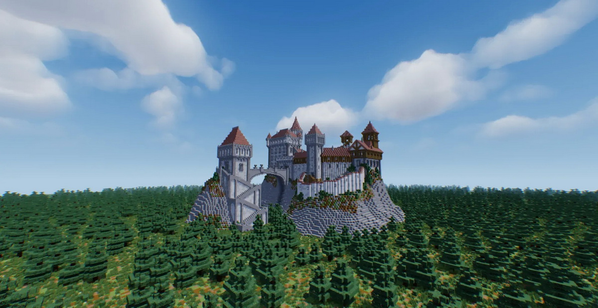 Hướng dẫn cách xây lâu đài trong Minecraft