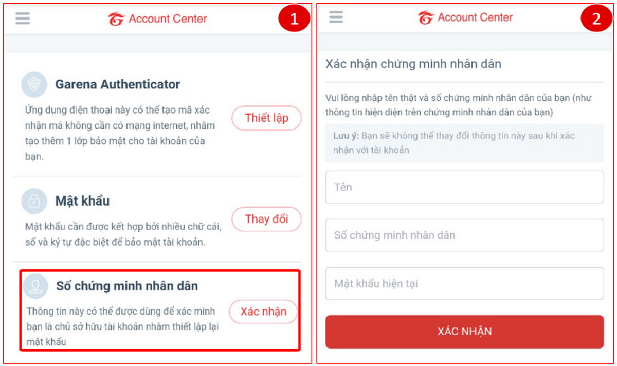 Garena chính thức cho phép xóa thông tin CCCD khỏi tài khoản, làm thế nào?