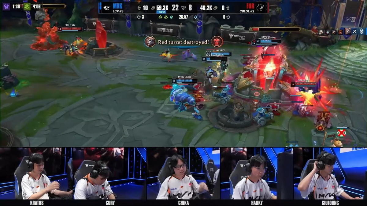 CKTG 2026: MVK Esports hạ gục FURIA 3-0 trong ngày khai mạc