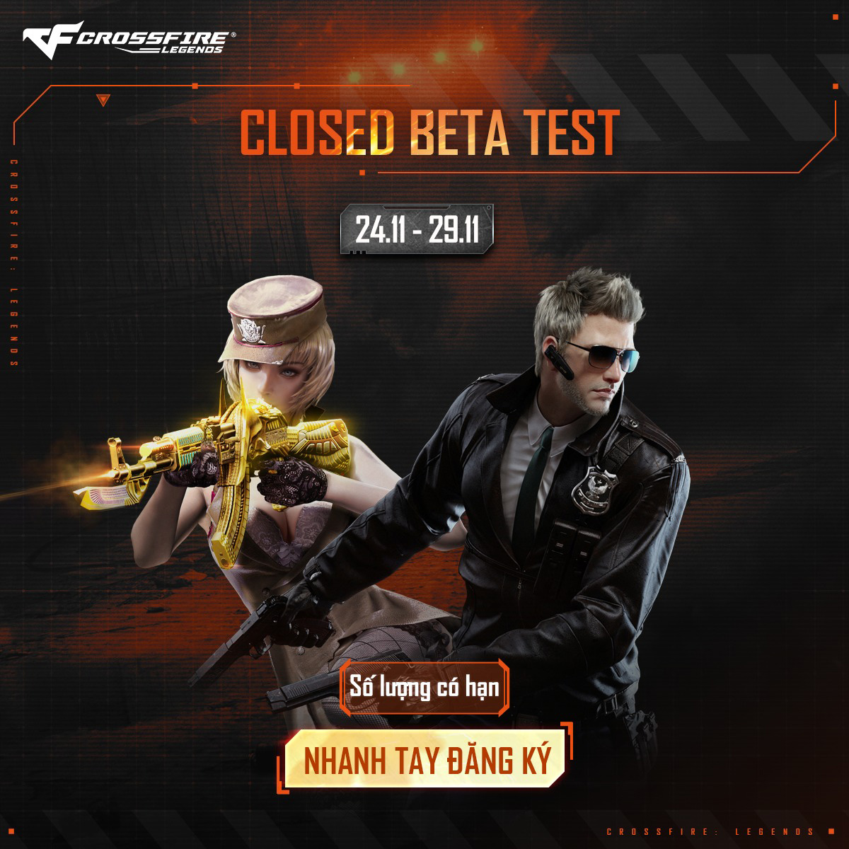 Crossfire: Legends mở thử nghiệm Closed Beta