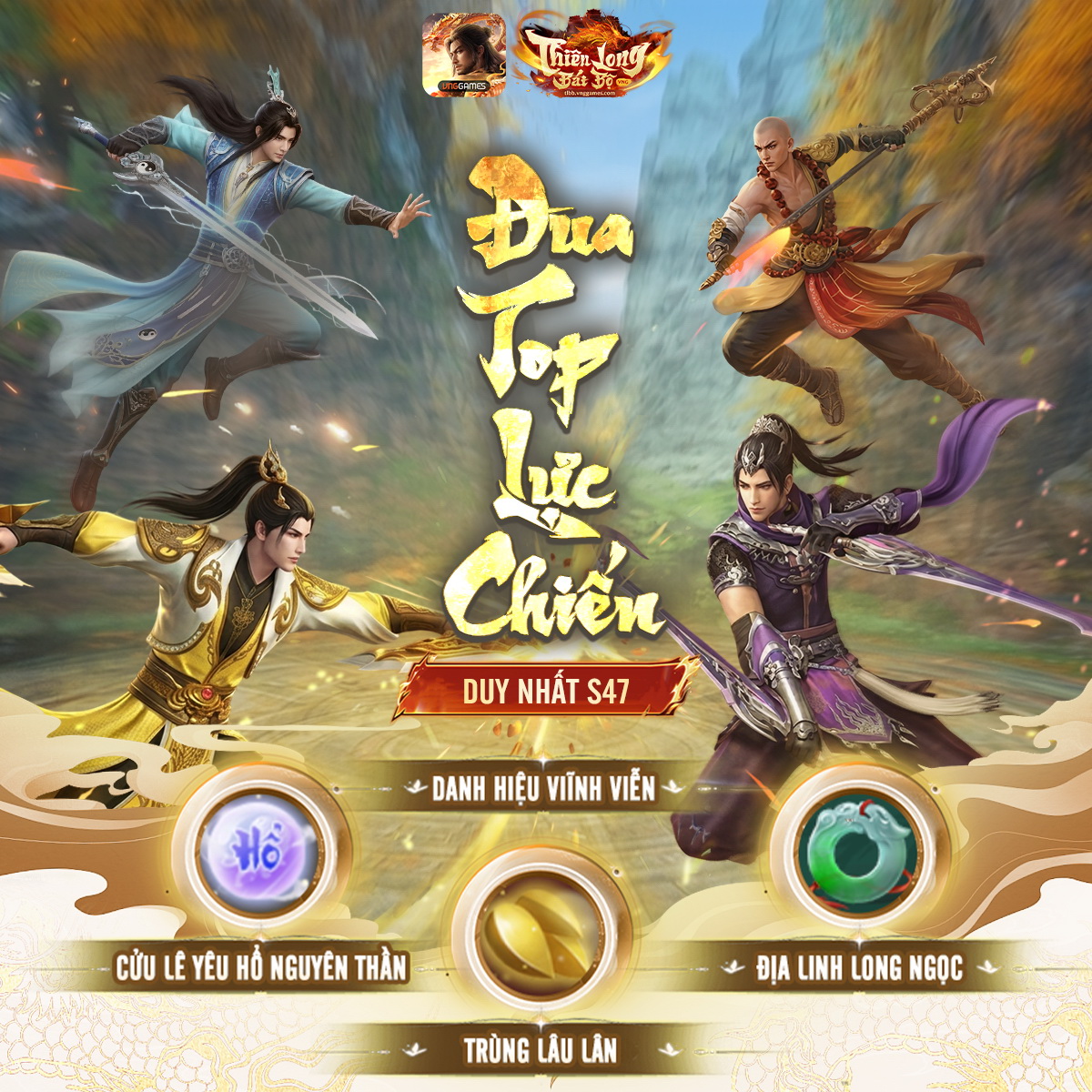 Tân thủ không còn lép vế trong phiên bản mới Thiên Long Bát Bộ VNG?