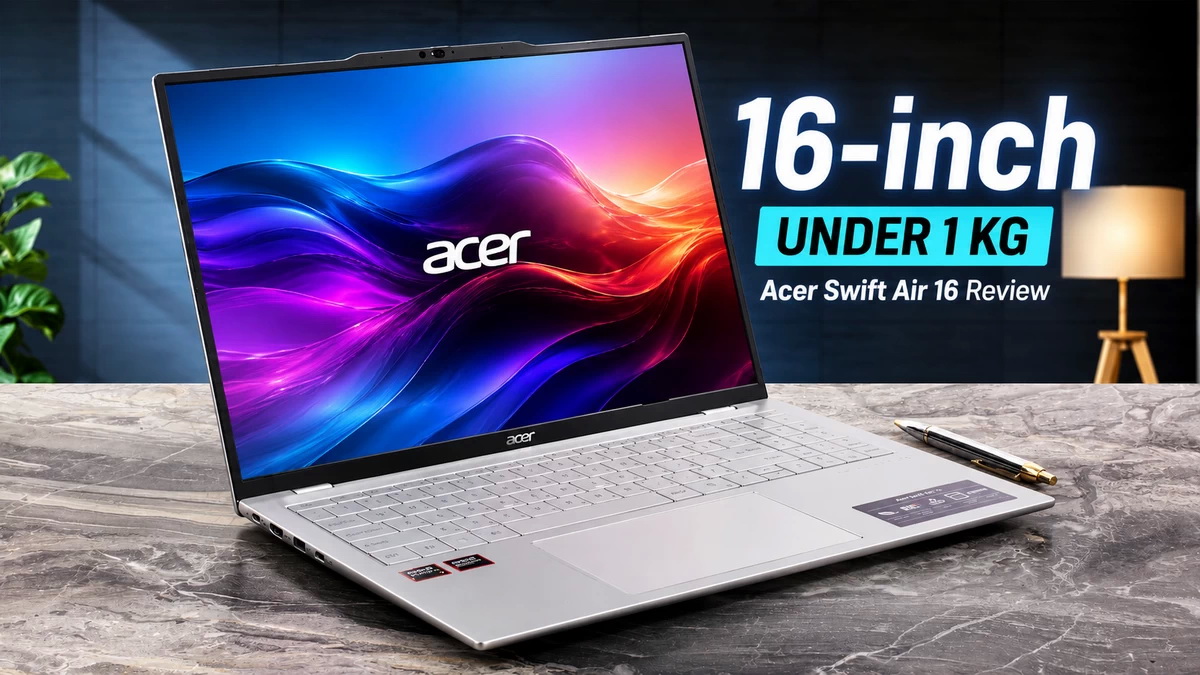 Đánh giá Acer Swift Air 16: Chỉ 1kg nhưng mạnh đến khó tin