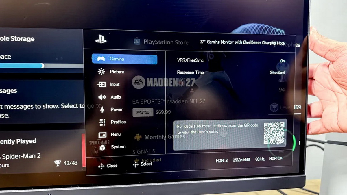 Đánh giá màn hình PlayStation 27 inch: Lựa chọn mượt mà cho góc máy PS5 và PC