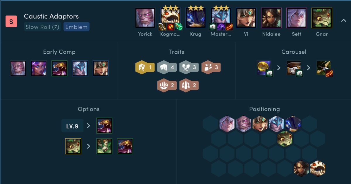 5 đội hình top meta tại PBE ĐTCL mùa 18, học ngay kẻo trễ!