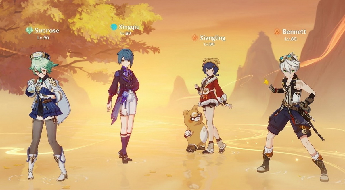 Những đội hình Genshin Impact 4 sao mạnh nhất 2026