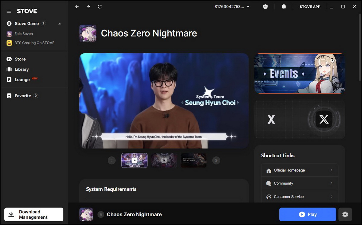 Hướng dẫn cách download Chaos Zero Nightmare cho PC