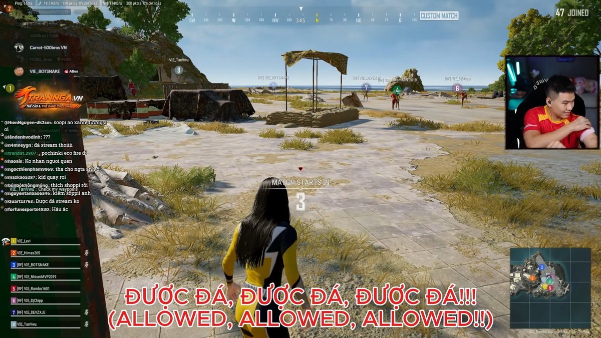 PUBG Asia Stars 2026: Drama đá stream của nữ streamer Hàn Quốc với các tuyển thủ Việt
