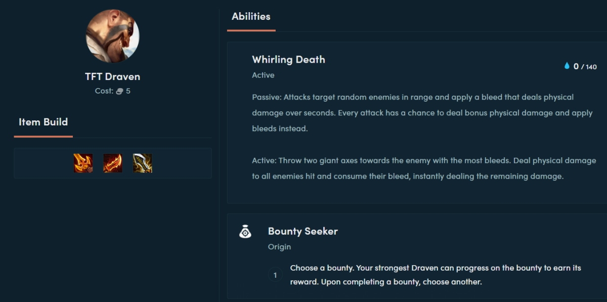 Khám phá lỗ hổng kinh tế với Draven ĐTCL mùa 18