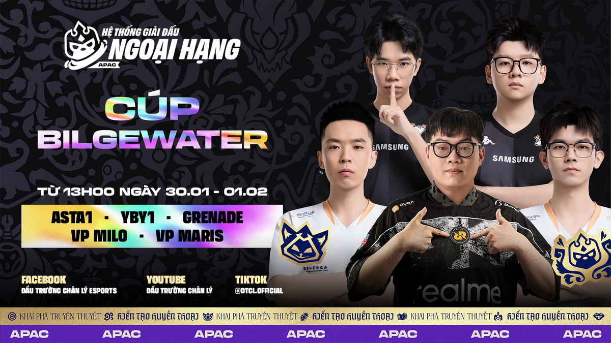 Đấu Trường Chân Lý Esports mùa 16: Đại chiến APAC - Trung Quốc trở lại ở cúp Bilgewater Đấu Trường Chân Lý Esports mùa 16: Đại chiến APAC - Trung Quốc trở lại ở cúp Bilgewater
