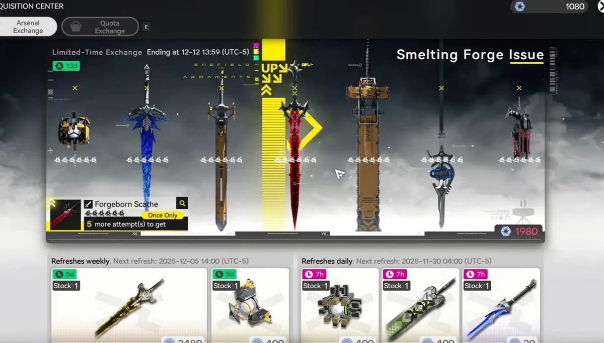 Quy tắc gacha trong Arknights Endfield