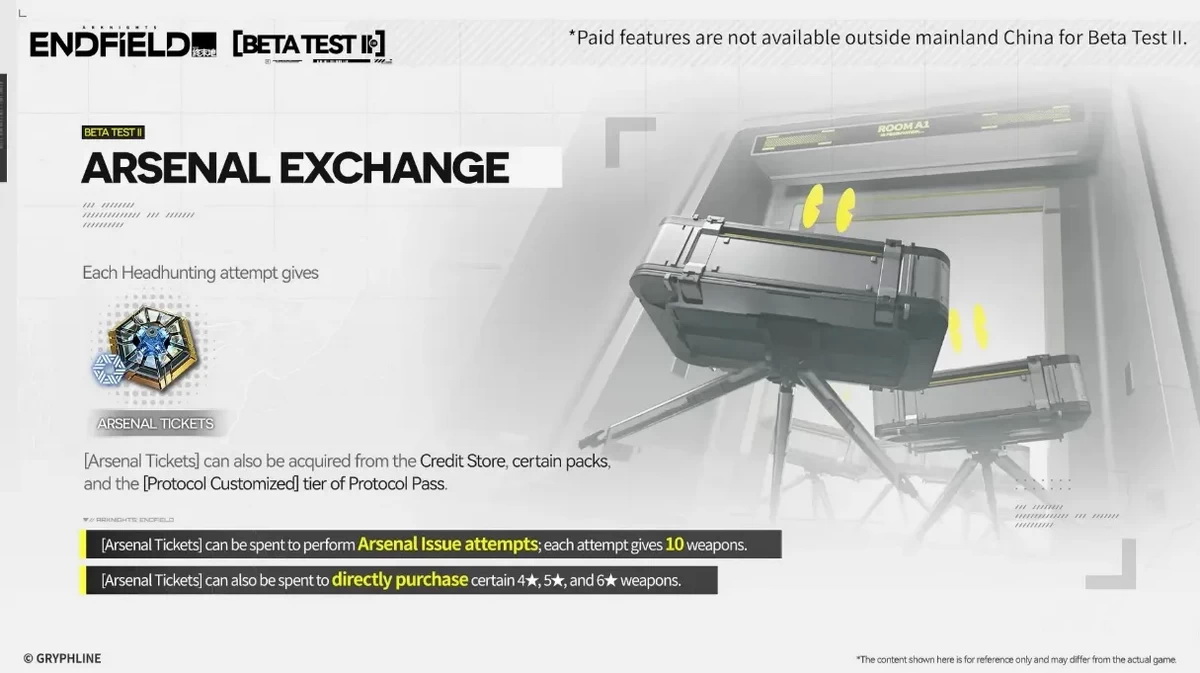 Quy tắc gacha trong Arknights Endfield