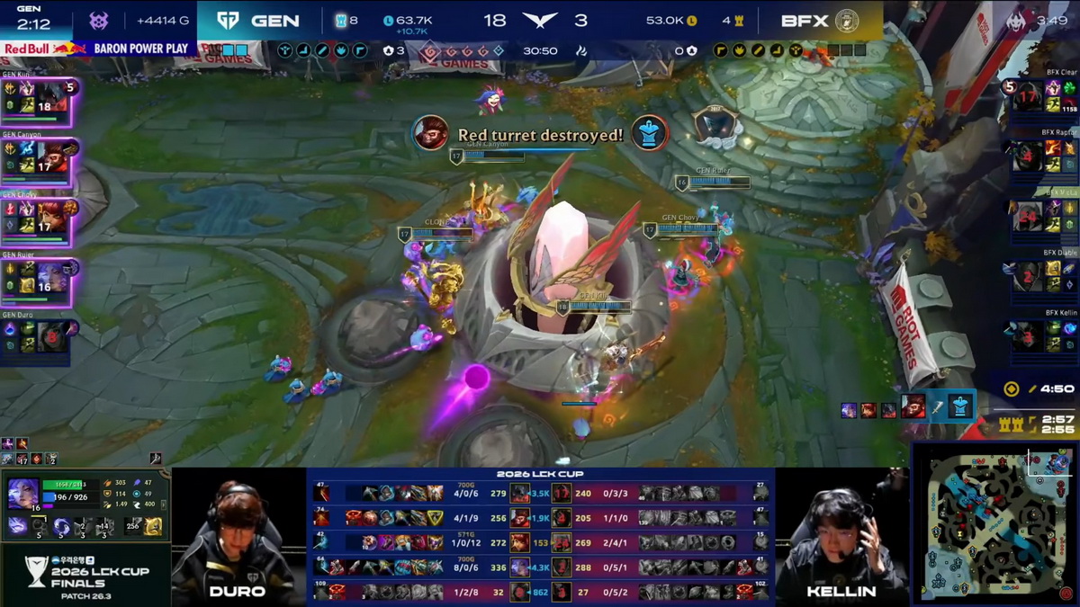 Gen.G vô địch LCK Xuân 2026, nhận tấm vé đến First Stand