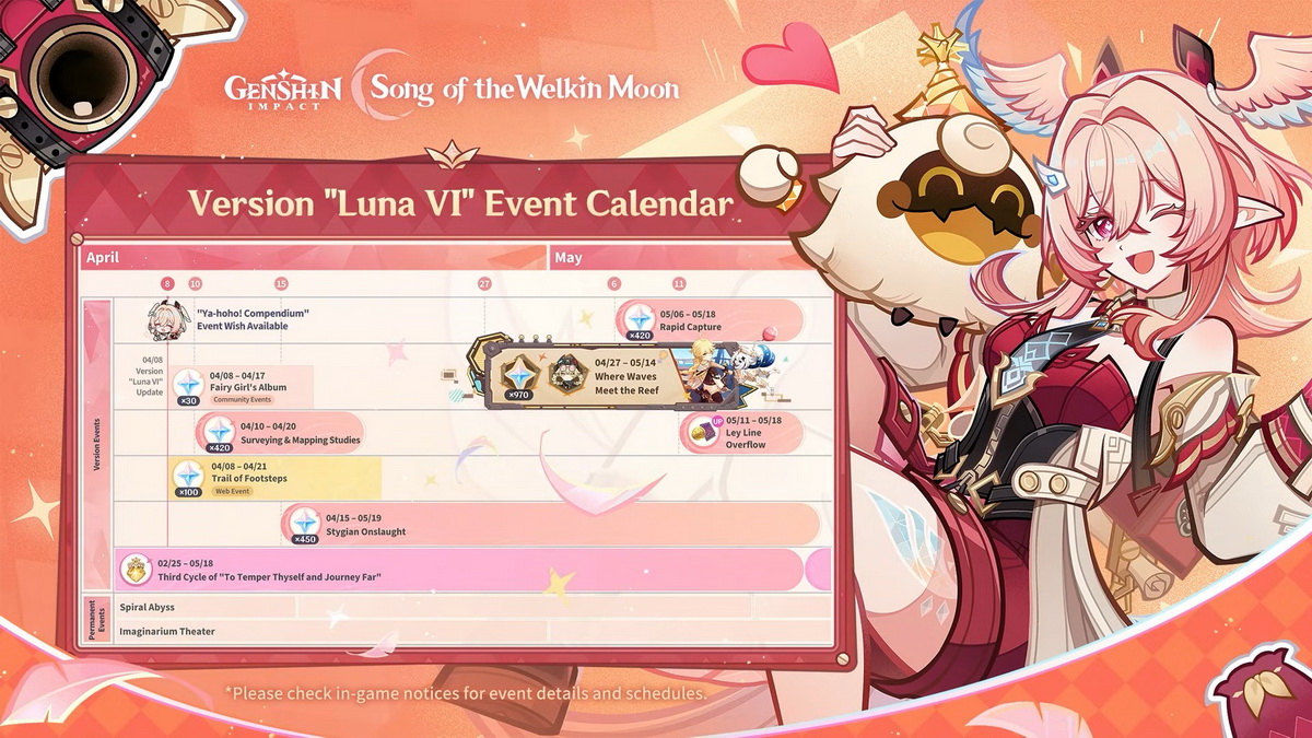 Genshin Impact 6.5: Toàn tập nội dung mới, giftcode và event cho game thủ