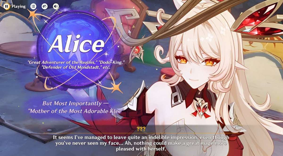 Genshin Impact: Alice là ai, có phải là nhân vật chơi được hay không?