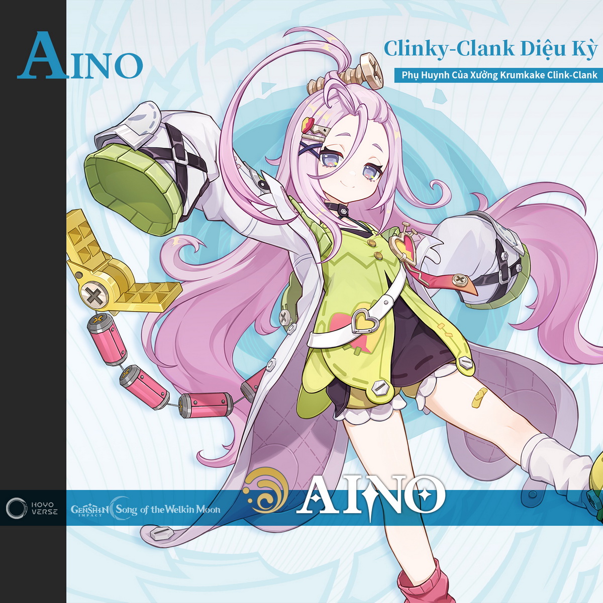 Genshin Impact: Bộ kỹ năng của Aino