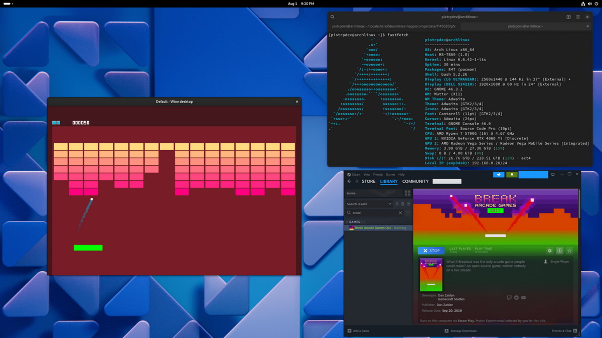 hệ điều hành chơi game bazzite