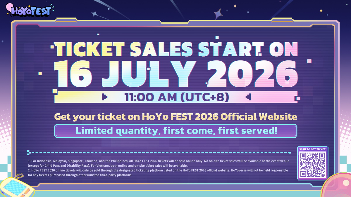 HoYo FEST 2026: Thời gian và địa điểm tổ chức, cách mua vé và giá vé