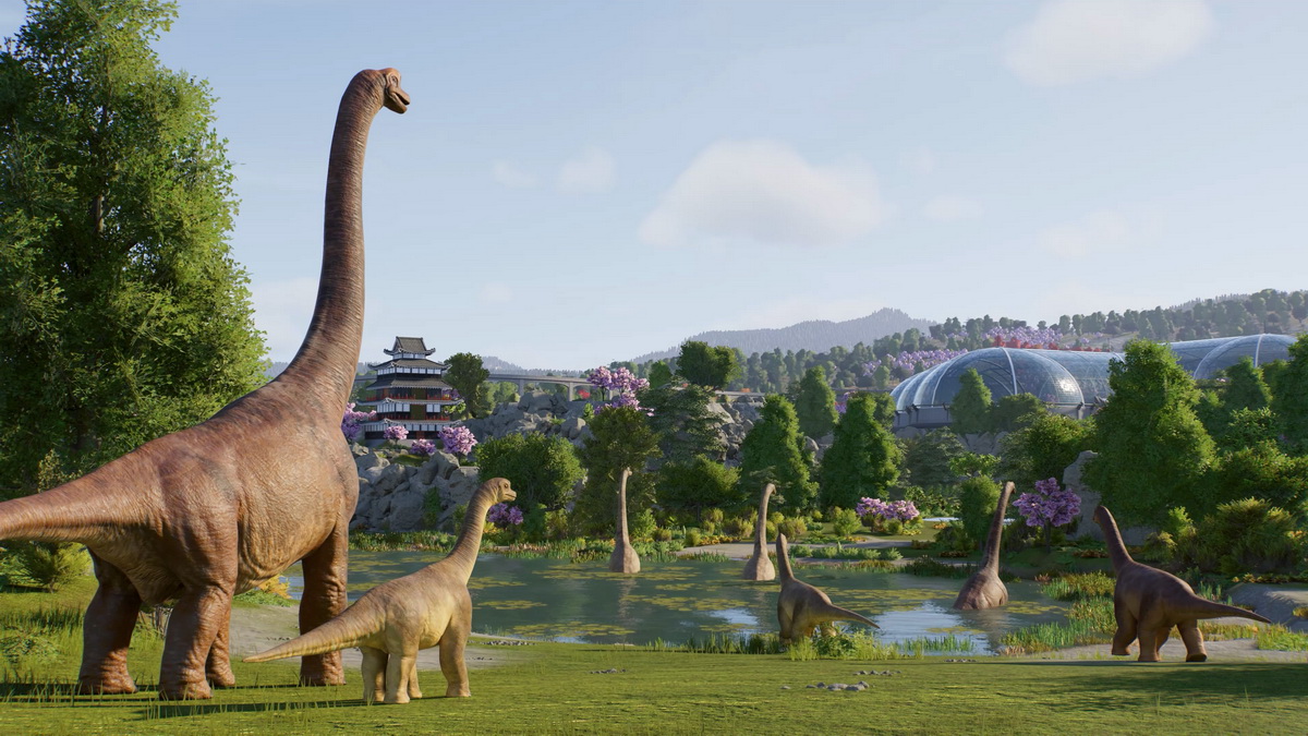  Jurassic World Evolution 3: Xây công viên khủng long của riêng bạn! Jurassic World Evolution 3 cho bạn xây công viên khủng long của riêng mình. [Click and drag to move] 