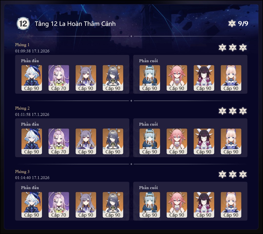 Genshin Impact: Top 10 nhân vật và đội hình cho La Hoàn tháng 1/2026 cùng bí kíp chiến thắng