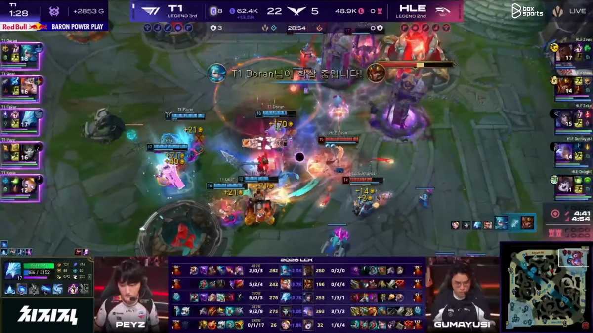 LMHT: 5 trận đại chiến T1 vs HLE cực kỳ mãn nhãn trong vòng Play-off LCK 2026