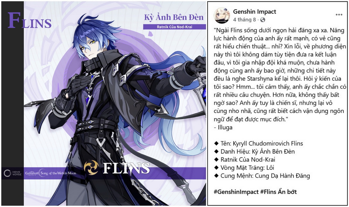 Genshin Impact: Leaker nói về bộ skill của Columbina và các nhân vật mới của patch 6.3