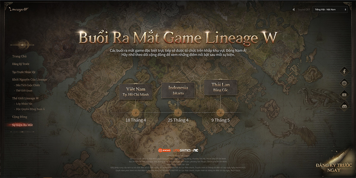 Lineage W: Huyền thoại trở lại với game thủ Việt
