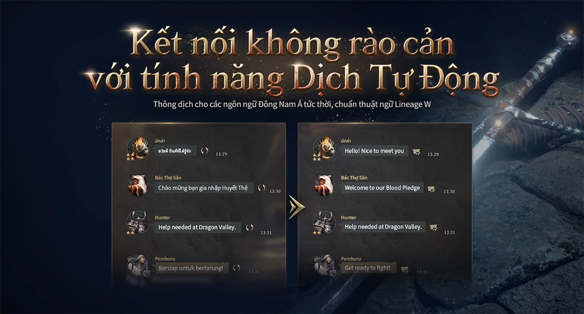 Lineage W: Huyền thoại trở lại với game thủ Việt