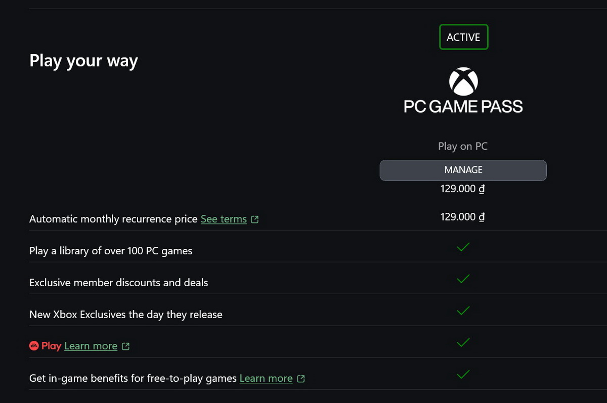 Microsoft tăng giá Game Pass 50%