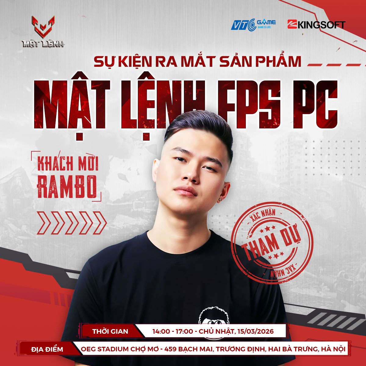 Game FPS Mission Against Terror chính thức ra mắt tại Việt Nam với tên gọi Mật Lệnh