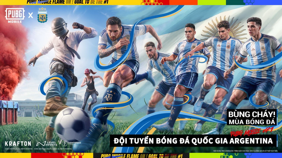 PUBG Mobile công bố loạt collab bùng nổ cùng FIFA World Cup 2026