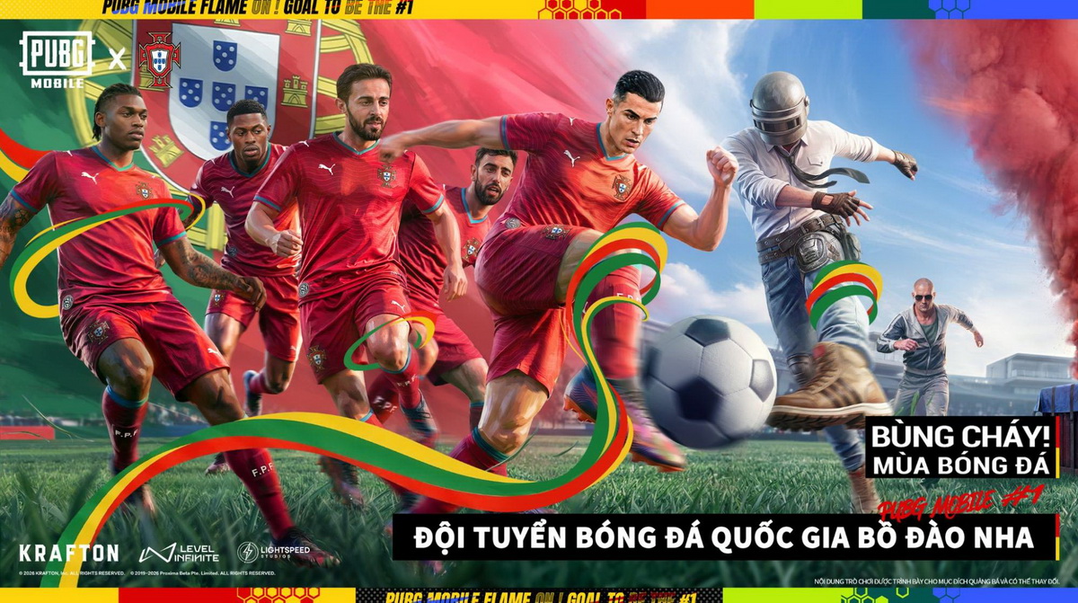 PUBG Mobile công bố loạt collab bùng nổ cùng FIFA World Cup 2026