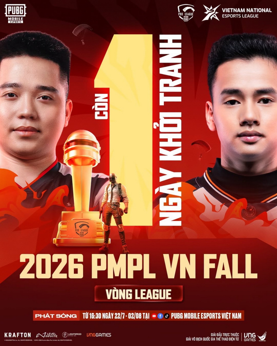PUBG Mobile: PMPL VN tiếp tục thi đấu giai đoạn mùa thu từ ngày 22.07