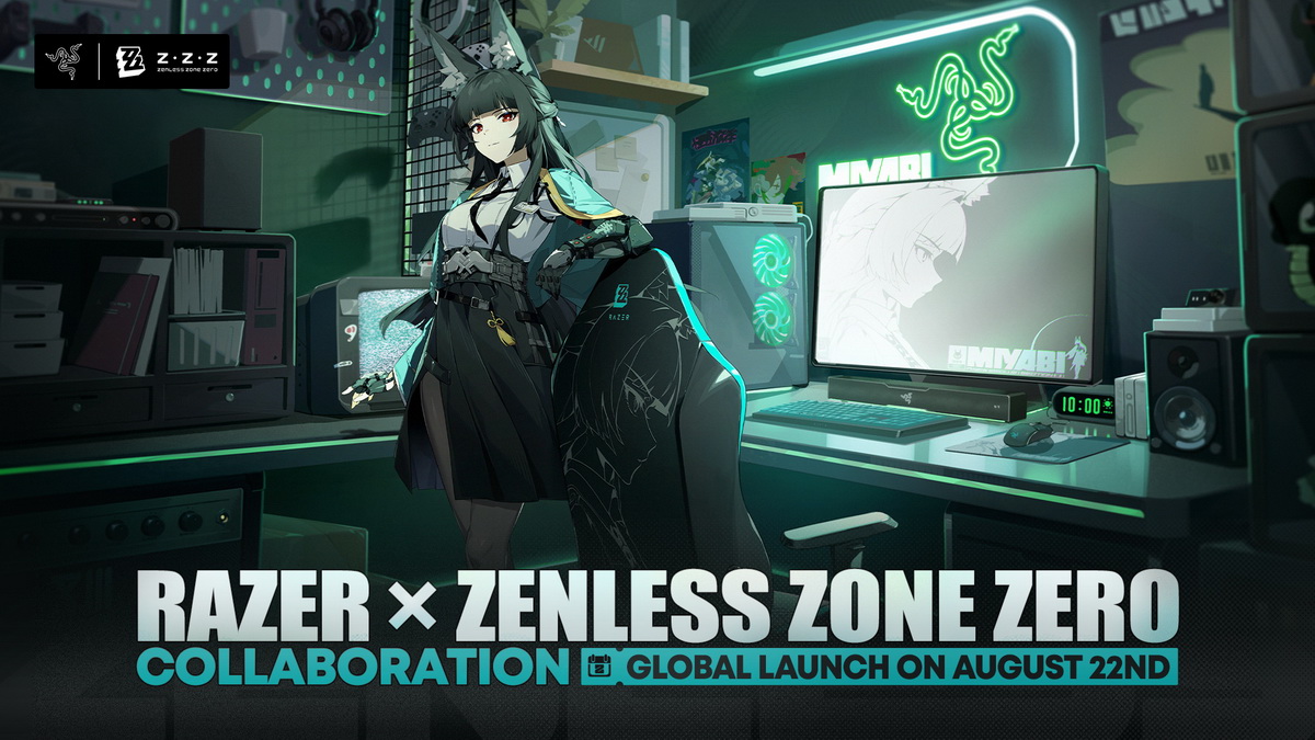 HoYoverse và Razer hợp tác tung ra bộ gaming gear đỉnh cho fan Zenless Zone Zero