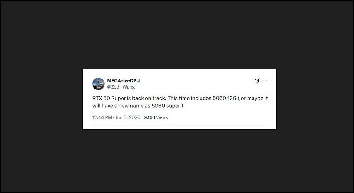 NVIDIA hồi sinh RTX 5000 Super trong năm 2026
