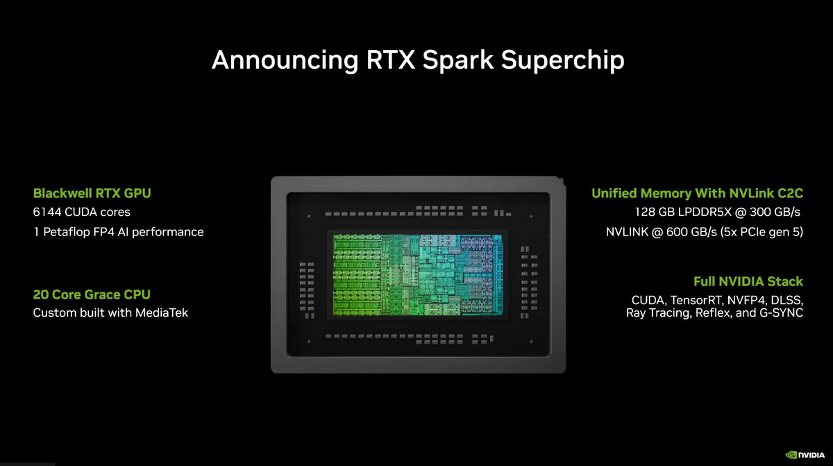 Tất tần tật về RTX Spark, nền tảng PC mới của NVIDIA