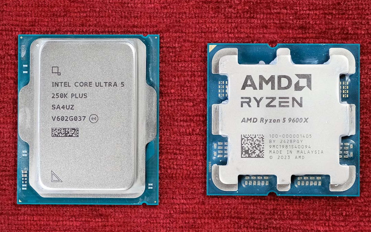 Ryzen 5 9600X vs Core Ultra 5 250K Plus