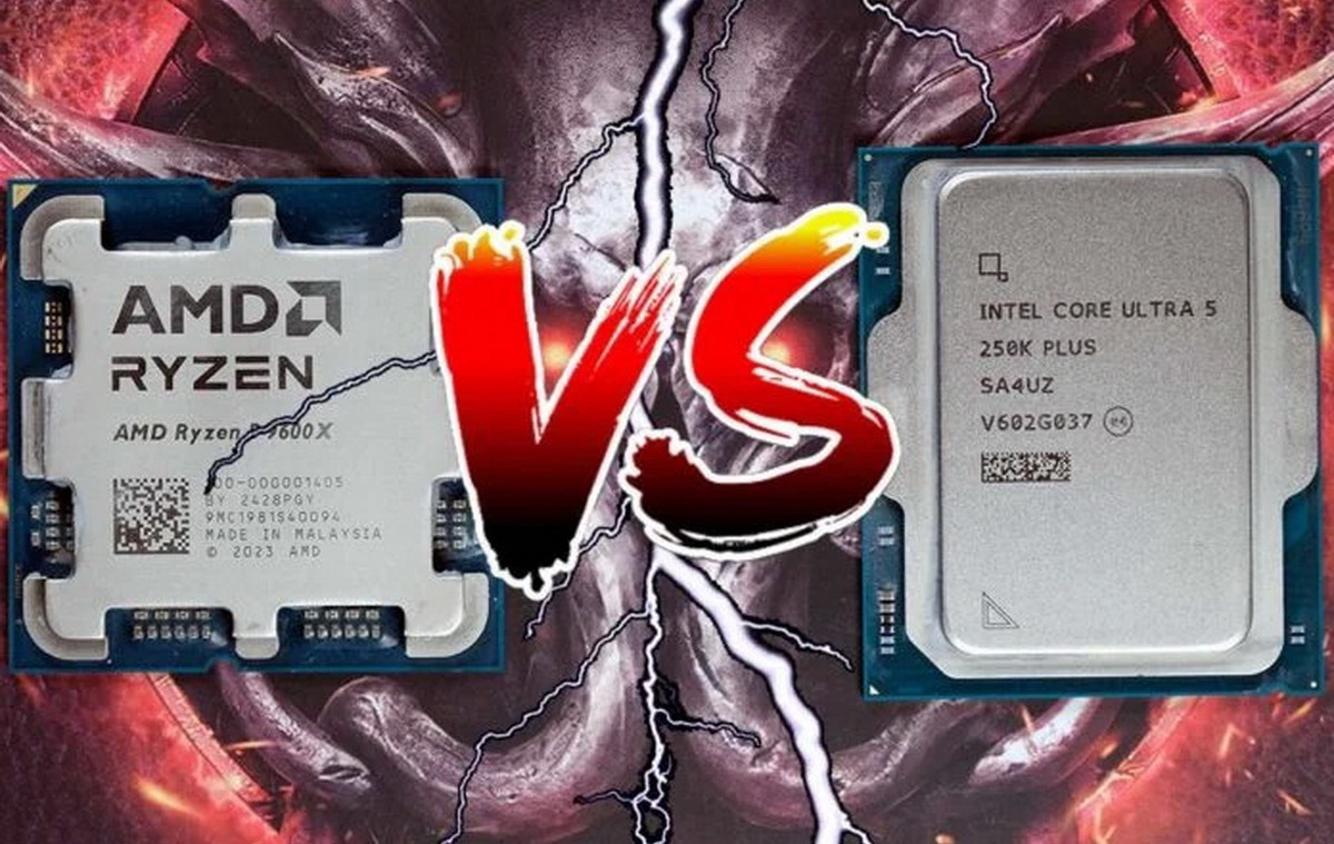 Ryzen 5 9600X vs Core Ultra 5 250K Plus