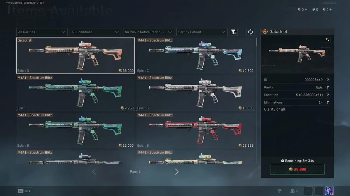 Toàn tập về hệ thống skin Delta Force