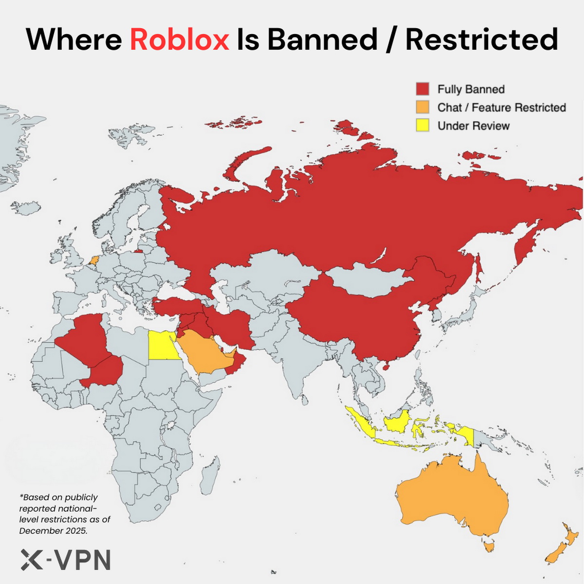 Tại sao Roblox lại bị ban ở nhiều quốc gia trên thế giới?