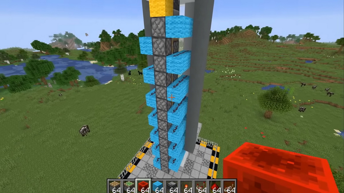 Cách làm thang máy trong Minecraft rẻ và nhanh nhất, không mất thời gian cày item