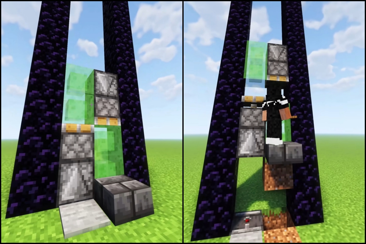 Cách làm thang máy trong Minecraft rẻ và nhanh nhất, không mất thời gian cày item