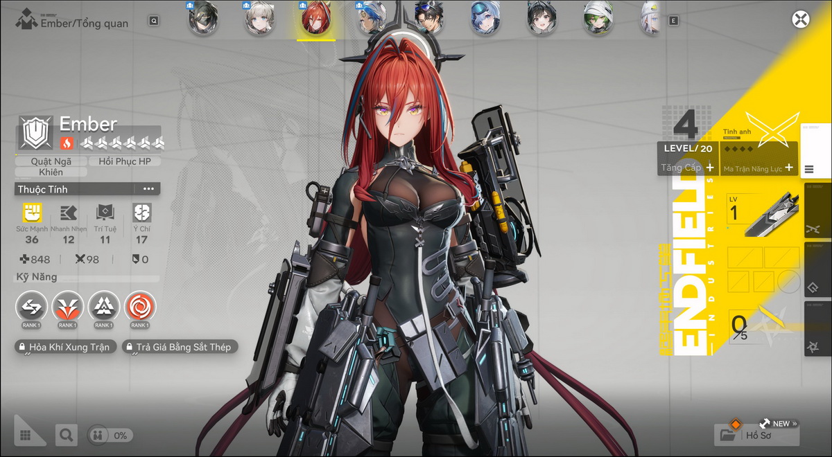 Tier list nhân vật Arknights Endfield: Đâu là những cái tên đáng sở hữu nhất?